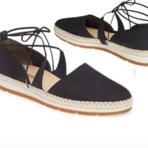Paul Green Women's Black Espadrille Flats